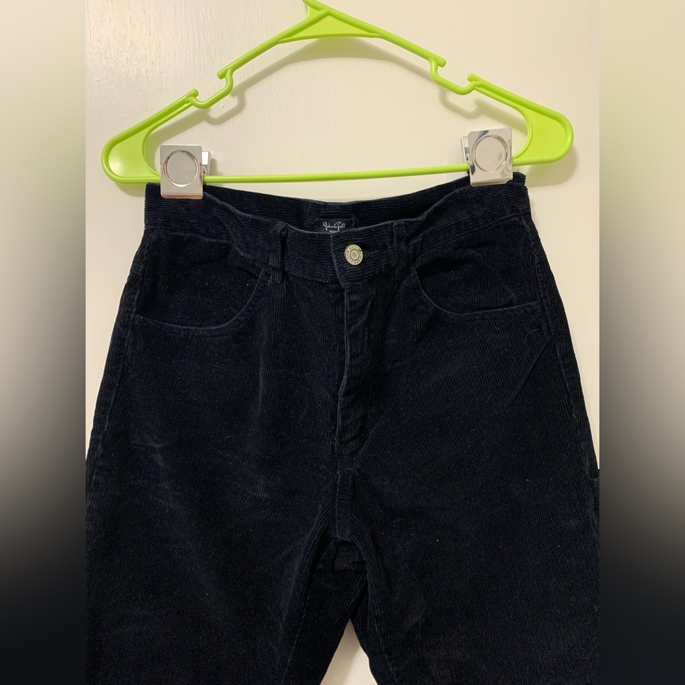 John Galt corduroy navy blue utility pant